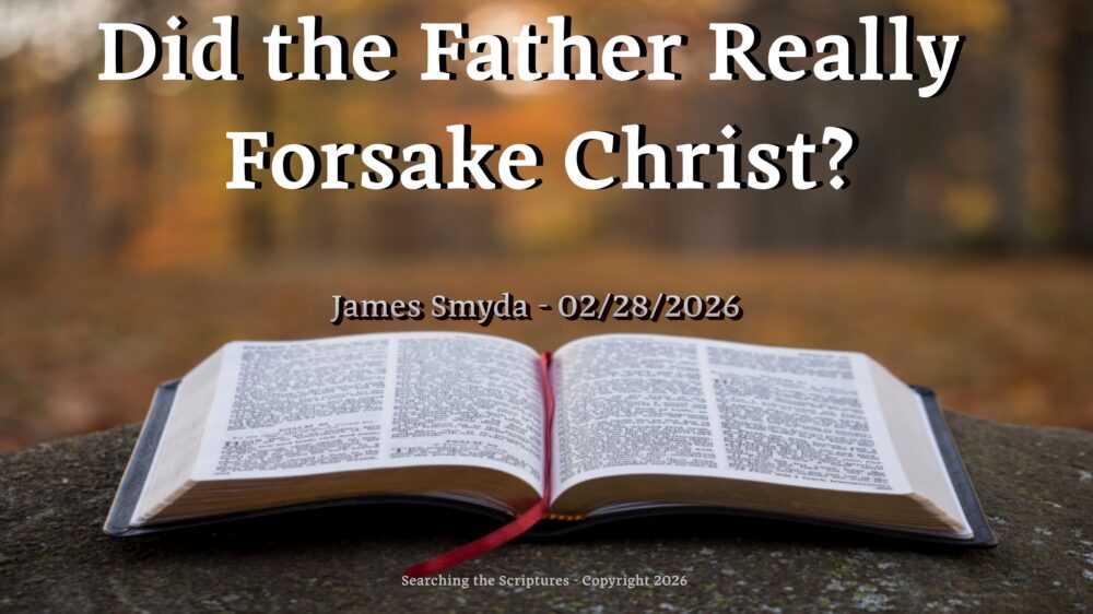 Did the Father Really Forsake Christ?