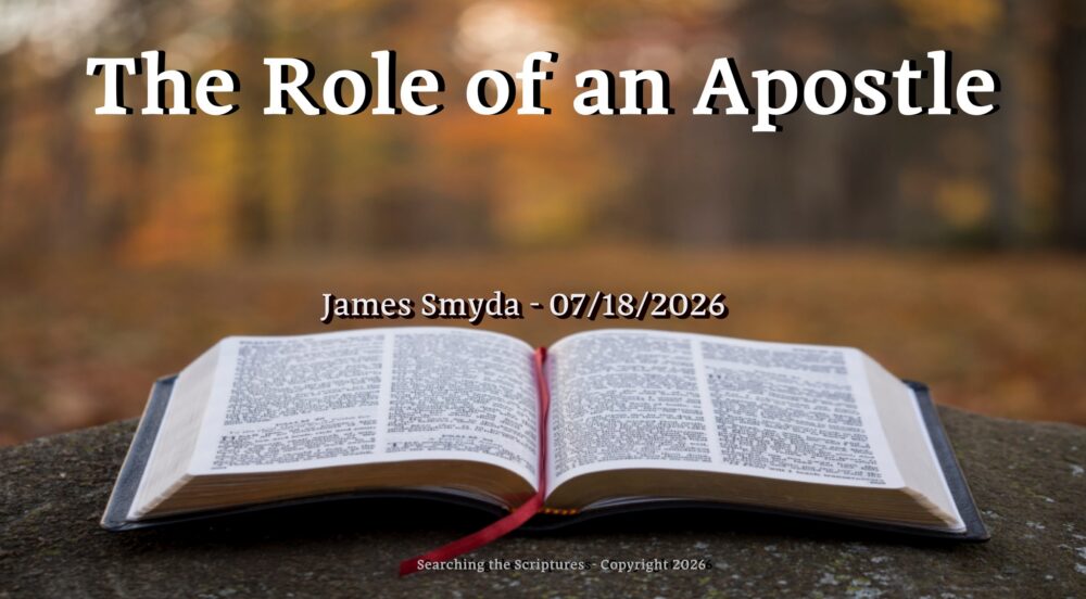 The Role of an Apostle